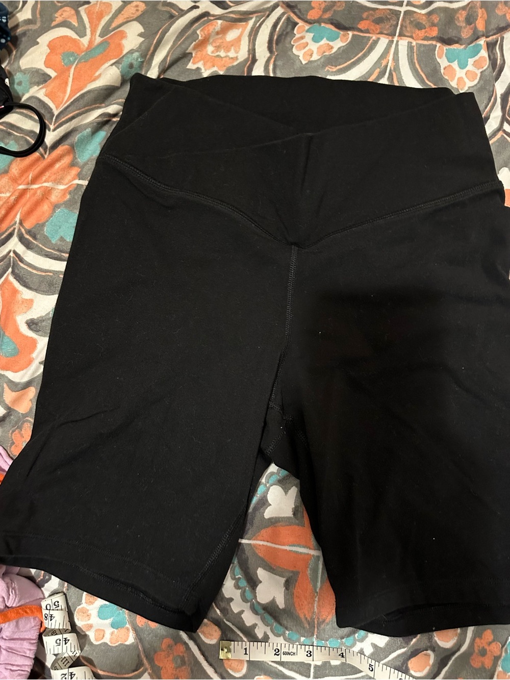 Old Navy Black High-Waist Bike Shorts
